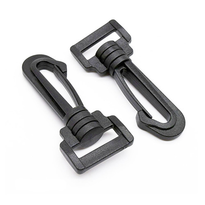 Multi-use Plastic POM Black / Colorful Wivel Snap Hook For Bag / Lanyard
