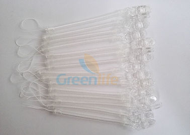 Transparent Clear 1.5 Metre Tool Safety Lanyards With Nylon Suspender Clip