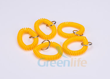 Anti - Lost  Spring Wist Key Coil Chain , Bungee Coil Style Coil Keychain Bracelets