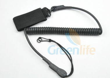Durable Heavy Duty Retractable Tool Lanyard , Hold Weapon Tactical Pistol Sling