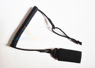 1.4M Tactical Pistol Lanyard Police Equipment With Nylon Strap / Cord Loop