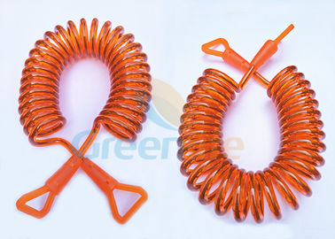 Orange Wire Coiled Toddler Safety Harness Hand Touch With New Style Connectors