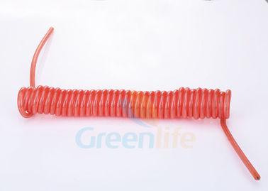 5mm Safety Tool Custom Coiled Lanyard Without Hardware Red Plastic Rope