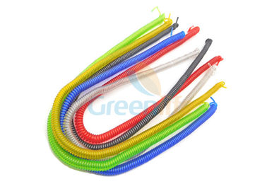 Colorful Wire Steel Custom Coiled Cable Without End Fitting Extend 8 Meter