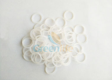 Soft White Silicone Round Loop Lanyard Fastenering Tool Accessories