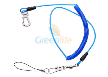 Strong Coil Retractable Tool Tether PU Coat 1.5M Multi Purpose Full Internal Stainless Steel