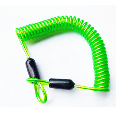 Double Loop Ends Expandable Plastic Spring Tool Leash ISO
