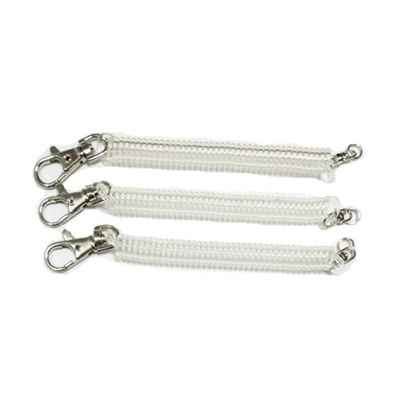 Clear Plastic 12cm Length EVA Keychain Coil String Pantone