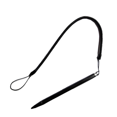 Security Table Elastic Tether Coil Strap Stylus Pen Tether With Phone Loops