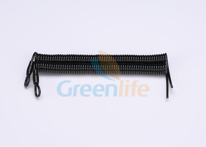 Heavy Duty Customized Flexible Coil Lanyard , Cord Loop Tool Safety Lanyards