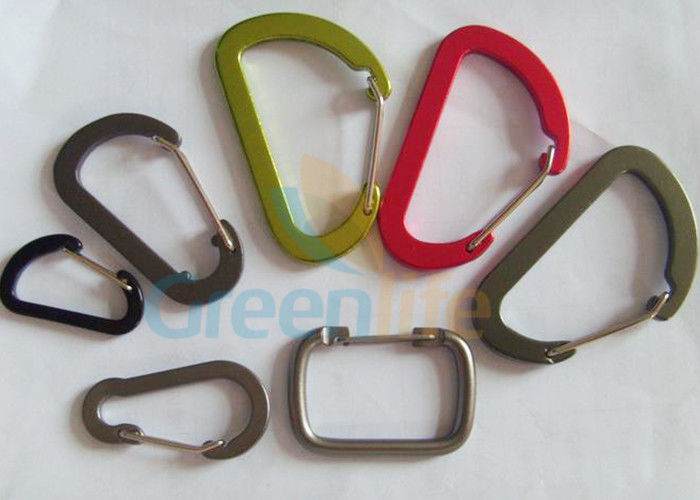 Flat Line Colorful Snap Hook Carabiner Variety Shapes Different Sizes Available