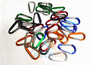 Colored Beauty D Shape Snap Hook Carabiner 5CM Standard Electronic Plating