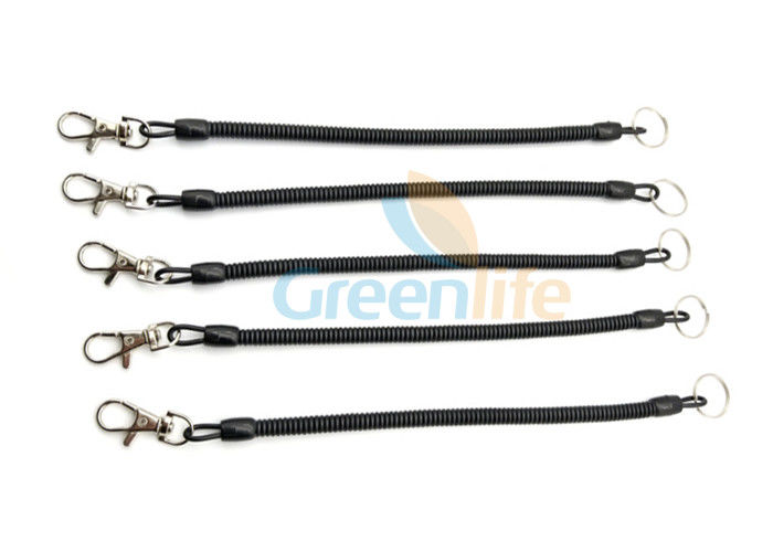 Trigger Snap Safety Strap 25CM Plastic Coil Lanyard