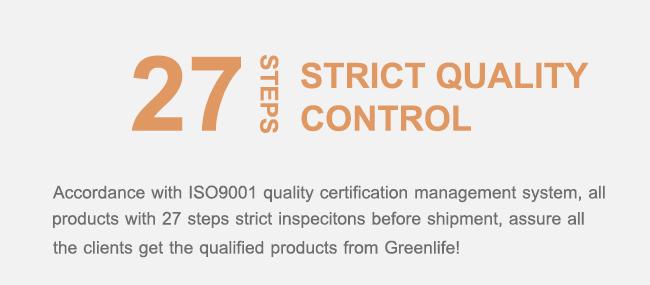 Greenlife  Industrial  Limited Quality Control