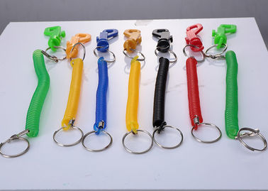 Good Promotional Expanding Clip-on Casino-Jogger Key Coil Chains