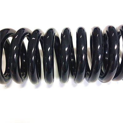 8MM Diameter Black Retention Rope Custom Coiled Cable Durable Without Accessory
