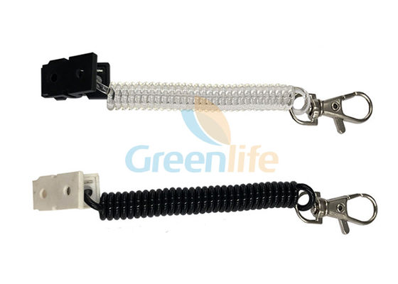 EVA 8CM Length Coil Keychain Lanyard With Clasp / Clip