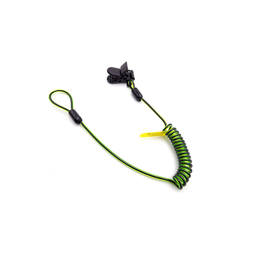 Greenlife Anti-drop Safety Hard Hat Lanyard With Clip Tool Coiled Lanyard Secure Small Tools