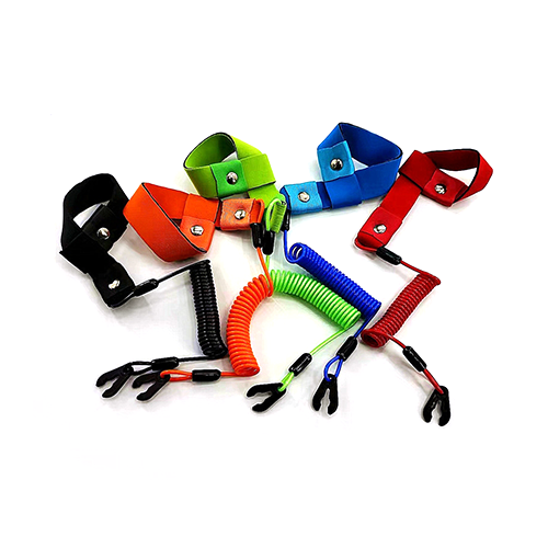 OEM Colored Emergency Jet Ski Safety Lanyard With Twist Strap 3.5MM Kill Switch Cord
